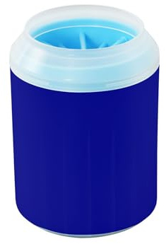 Pet Paw Cleaner Hundepfoten-Reiniger, dunkelblau, Silikon