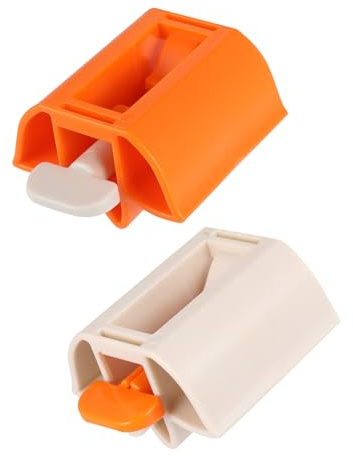 IWOWHERO 2 Stück Manueller Zahnpastaspender Drehsquetscher aus Robustem Material Kompakt und Multifunktional für Kosmetik und Tubenprodukte Platzsparend für Badezimmer