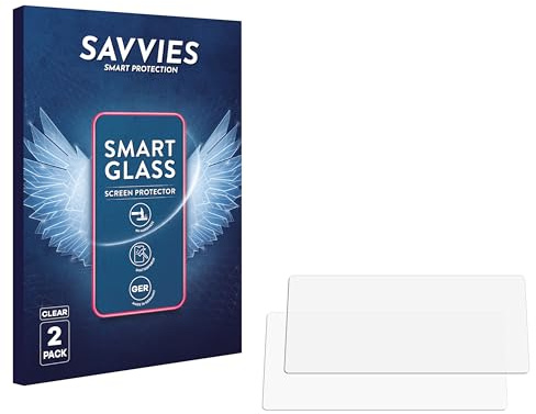 Savvies 2 Pack Tempered Glass Film compatible with Hyundai Inster Xclass Cockpit (2025) 9H Screen Protector, Glass-Foil, Clear, Armor Protection Film