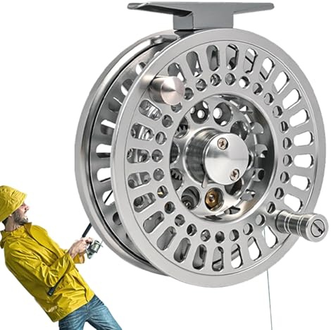 Flugrulle, lätt aluminium baitcasting-rulle för sötvattenfiske, perfekt för sjö, ström och dammanvändning