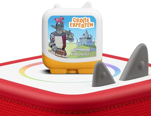tonies Hörfigur für Toniebox, GROßE Experten – Das Mittelalter, Spannendes Wissens-Hörspiel über Ritter & Burgen für Kinder ab 5 Jahren, Spielzeit ca. 62 Min.