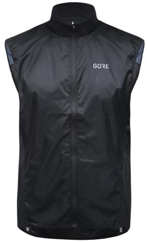 GORE WEAR Gilet da corsa per uomo Drive, GORE-TEX INFINIUM, L, Nero