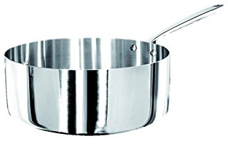 Pentole Agnelli Hohe Stielkasserolle, Aluminium Tief 28 cm Stahl