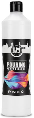 LM-Kreativ Pouring Professional 750 ml | flüssiges Pouring Medium Acryl | Pouring Medium für Acrylfarben | Acryl Pouring | Pouring Mittel für Gießtechnik und Zellbildung