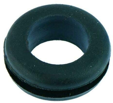 6mm Cable Open Style Rubber Wiring Grommet DIY (Pack of 50)