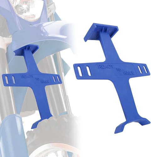 Protection universelle pour fourche de moto, support de suspension, outil de transport, attache, scellé, protection en plastique pour dirt bike, motocross, accessoires, bleu