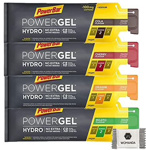 Womanda Powerbar Powergel Hydro Mixbox - Alle Geschmäcker (4 x 67ml)
