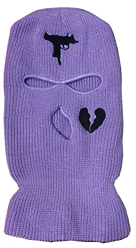 YAMEE Sturmhaube Herren Damen,Balaclava - 3-Loch Sturmmaske,Vollmaske Skimütze Wintermütze Strickmaske Vollgesichtsabdeckung für Outdoor Radfahren Skifahren