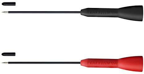 2 Pack 2mm Extended Needle Test Probes, 600V/10A Non-Destructive Multimeter Test Probe for Fluke Leads tl71 tl75