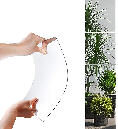 DARENYI 4 Stück Klebespiegel Spiegel 40 x 30cm Spiegelfliesen Selbstklebend Acrylspiegel Wandspiegel Rahmenloser Kleben Spiegel zum Kleben für Badezimmer Wohnzimmer Schlafzimmer Schrank Tür