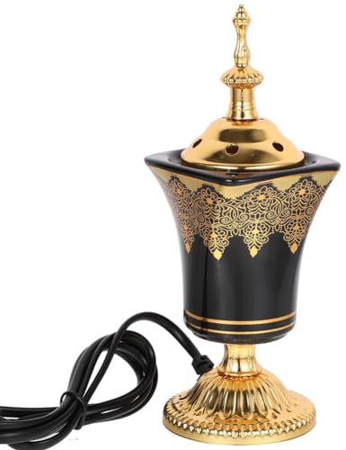 Reinscer Brûleur d'encens électrique pour intérieur, bureau, yoga, spa, ornement, prise européenne