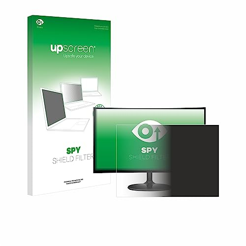 upscreen Privacy Screen Filter & Protector compatible with Samsung Curved Monitor C24F396FHR – Anti-Spy, Anti-Glare
