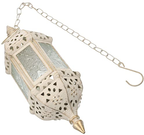 FOMIYES Metall Kerzenhalter Hängender Teelichthalter Vintage Marokkanischer Hängeschmuck Dekorativ Wandkerzenhalter Metallornament Kreativ