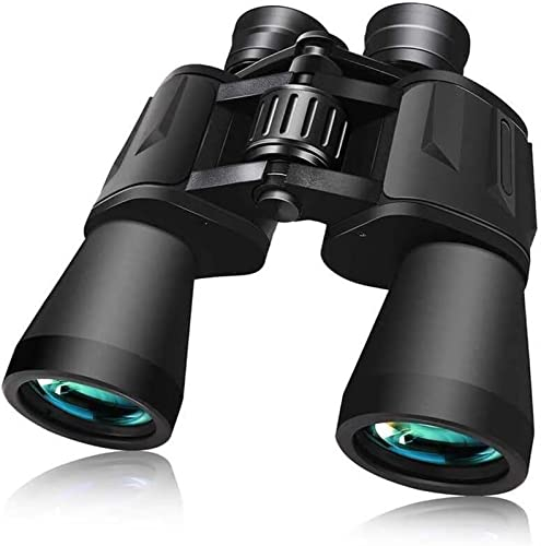 AKAZI 20 x 50 Fernglas, High Power Easy Focus Fernglas mit Telefonclip und Kompass, leistungsstarkes Fernglas für Erwachsene, Vogelbeobachtung, Fußballsafari, Sightseeing, Klettern, Wandern, Jagen
