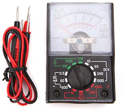 FGDTREE for 1000V Voltmeter 250mA Ammeter 1K Analog Multimeter to Multimeter Test Lead Set