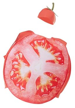 Baoblaze Costume da Cibo per Adulti, Costumi da Pomodoro, Abbigliamento Cosplay per Feste di Carnevale