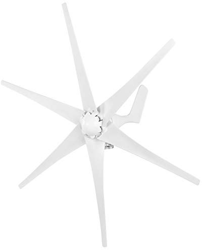 Windmill Generator Nylon Fiber Small Wind Generator Stable 21.7in for Charging Boat (48V)