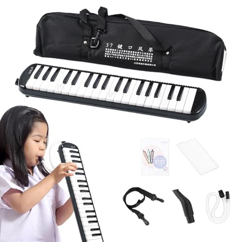 Melodica Instrument für Kinder - Klavier mit Lufttastatur Melodica Instrument | harmonisches Instrument mit 32 Tasten Tastatur mit Tragetasche für Anfänger und Profis