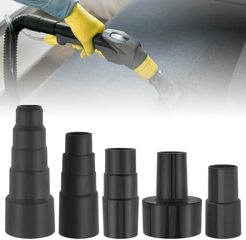 Universal Shop Vacuum Hose Adapters 5Pcs, 32mm to 58mm | 32mm to 35mm, 25mm to 35mm, 25mm to 45mm Vacuum Connector Attachment Shop Vac Cleaner