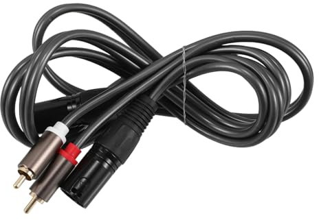 SHOWERORO Rca to Xlr Male Audio Cable for Power Amplifiers Versatile Rca to Xlr Converter