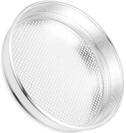 Milisten Stainless Steel Grain Screening Sieve Screen Riddle Sieve Mesh for Rice Strainer
