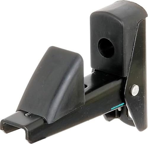 ANDROMEDAGIE | Alberts 307752 | 10 Pièces Ferme Volets et Portes | Fermeture Automatique | Aluminium Peint Noir | Distance Ferme-Plaque 15-50 mm
