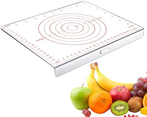 Couteille en acrylique | Clair Cutting Board pour comptoir avec lèvre | Panneau à découper en acrylique transparent pour la cuisine à domicile, comptoir, salle à manger, restaurants