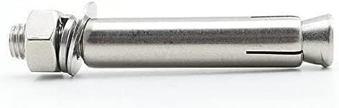 VHTDFEVXO Pernos de Anclaje, Perno de expansión Exterior for hormigón, Perno de Anclaje, expansión de Acero Inoxidable 304(M12x110)
