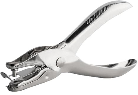 Lumi Zenva Perforadora de Un Solo Orificio para Papel 3 mm Perforadora Manual con Punzón para Oficina Escuela y Tarjetas de Artesanía