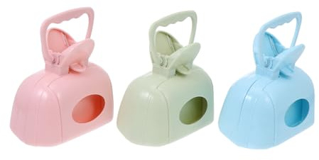 FRCOLOR 3pièces Ramasse-crottes pour Chiens Outil De Nettoyage Portable Collecteur De Déjections Animaux pour Usage Extérieur