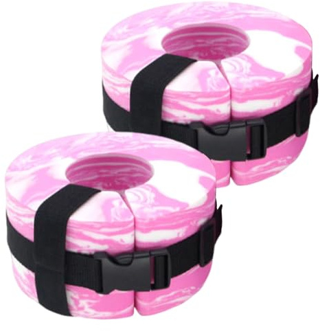 Manguitos de natación – Eva 5,91 x 5,91 x 2,95 pulgadas 145 g | Manguitos de agua para entrenamiento de fitness, pesas ajustables para ejercicios de piscina, tobillos, brazos, cinturones, para