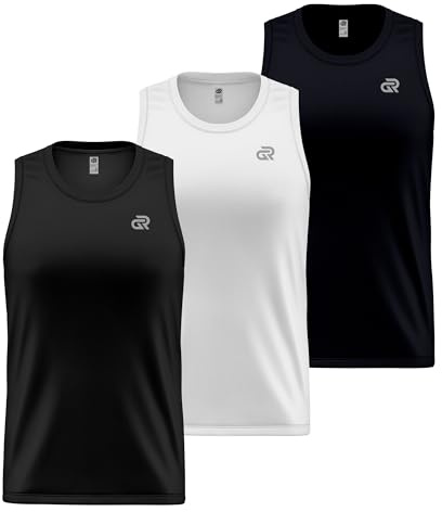 Men's Tank Sleeveless T-Shirts, Muscle Gym Bodybuilding Tank Tops, Quick Dry Athletic Breathable Workout Fitness Vest Running Training Apparel
