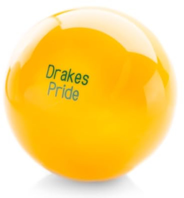 Standard Outdoor Yellow Lawn Bowls Jack (63-64mm, approx. 266g)