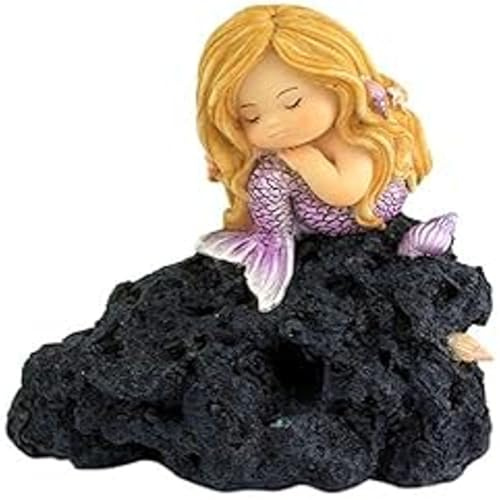 Top Collection Jardin féérique Miniature et Terrarium Petite sirène en pensée