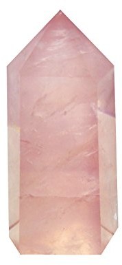 Varita de Cuarzo Rosa - Torre de Cristal del Chakra del Corazón para Reiki, Meditación y Energía - Piedra de Amor de Cristales Curativos para el Equilibrio Emocional y el Crecimiento Espiritual