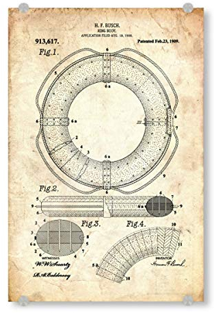artboxONE Acrylglasbild 120x80 cm Reise Rettungsring Patent (Antik) Bild hinter Acrylglas - Bild patent Boot Marine