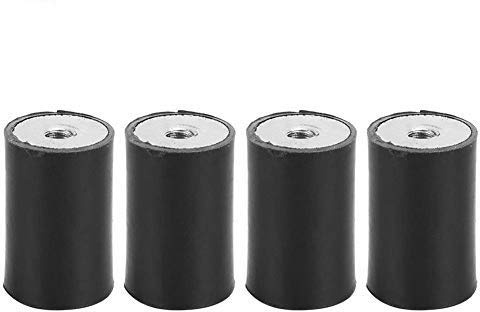 Gummi Vibrationsdämpfer, 4 Stück Gummipuffer, ungiftig Anti Vibrations Isolator Gummi Schwingungsdämpfer (DD20*30 M6)