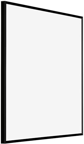 Your Decoration - Cornice 35x35 cm - Nero Opaco - Cornice Decorativa Parete in Plastica con Vetro in acryl - Antiriflesso - 35x35 Cornice - Evry