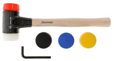 Wiha 7-teiliges Schlägel-Set mit geteiltem Kopf, 30 mm