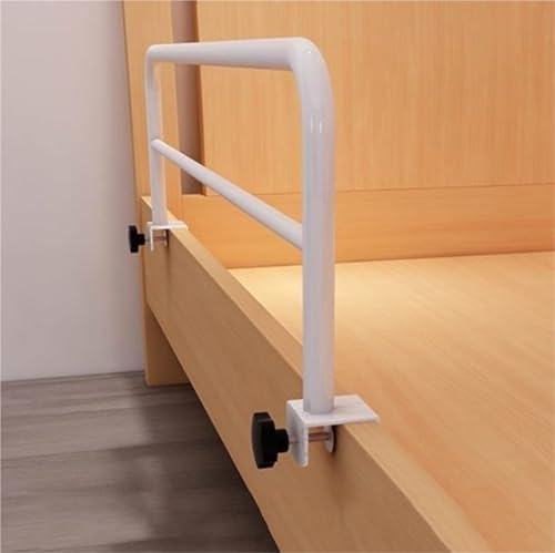 CTVR Medical Bed Rails for Elderly Adults clip-on, Bedside Fall Safe Prevention Grab Bar, Stability Standing Bar Handle, Suitable for pregnant women, disabled people (Size : 46 * 30cm)