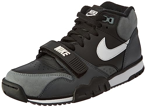 Nike Herren Air Trainer 1 Sneaker, Schwarz Weiß Dunkle Grau Coole Grau, 37.5 EU