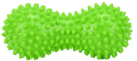 Palla da Massaggio, Palla da Massaggio Appuntita, Muscolo della Fascia, Palla da Rilassamento Planta Pedis della Mano, Palla da Riflessologia dello Stress, Palla Appuntita Protettiva Durevole,(Verde)