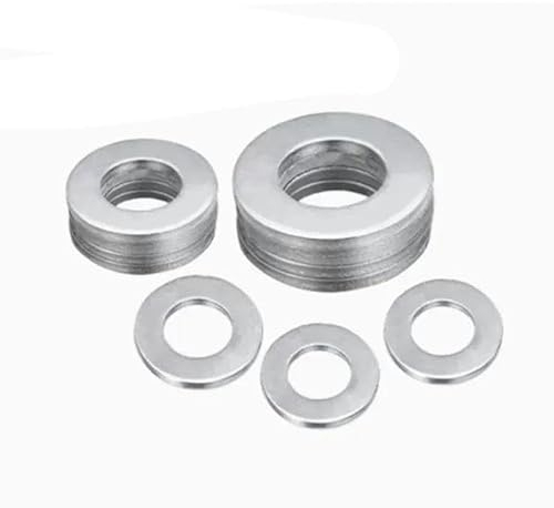 10–20 Stück M4, M5, M6, M7, M8, M9, M10, M11 bis M40, Dicke 2 mm, Aluminium, flache Unterlegscheibe, Ring, Dichtung, Kappe, Tasse, Dichtung, Unterlegscheibe, Beschläge, M30 x 40 x 2, 10 Stück