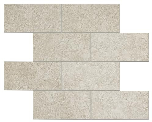 d-c-fix Premium Carreau Pierre de sable 30,5 x 30,5 cm - sticker carrelage pour crédence cuisine, salle de bain - décoratif autocollant carreau mural