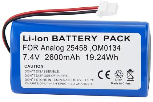 CHUNCAIL Batteries Compatible for SurgiTel Eclipse EHL65, EHL-65, Odyssey Analogue Replaces A nalog25458, for OM0134