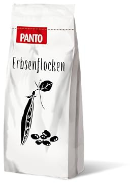 PANTO Erbsenflocken 25 kg – Futtermittel Rohkomponente, proteinreich | Nährstoffreiche, proteinreiche Erbsenflocken als Rohkomponente – für Futtermischungen & Nutz- und Haustiere