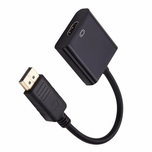 Adaptador DisplayPort macho hembra 1080P a VGA/HDTV compatible con monitores de computadora HDTV conectores chapados en oro