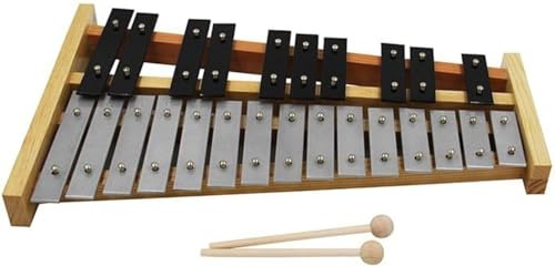 Glockenspiel Xylophon, Xylophon, handgeknüpfte Aluminiumplatte, Percussion-Instrument, 25 Töne, Eisenplatte, Xylophon