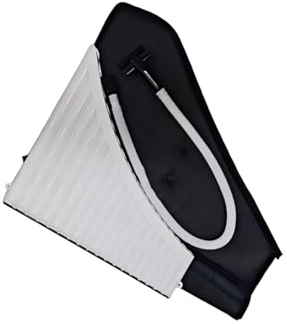 Panflöte Für Erwachsene Panflöte Spielen Manuelle Stimmung 18 Rohr Professionelles Instrument(White 2)