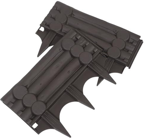 CIYODO 2 Pièces Clôture de Jardin Plastique Résistante et Facile à Installer Bordure Décorative Multifonction pour Potager Allée et Terrasse Extérieure Barrière Anti-Animaux et
